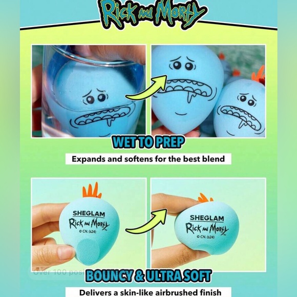 Rick and Morty X SHEGLAM Mr. Meeseeks Beauty Sponge - Picture 3 of 9